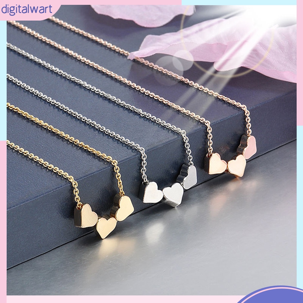 Dây chuyền mặt 3 trái tim độc đáo cá tính dễ thương dành cho nữ