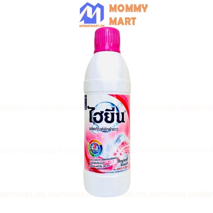 Thuốc tẩy mốc quần áo trắng/màu Hygiene 250ml Thái Lan Siêu Sạch Không Gây Mùi Tẩy Mommymart