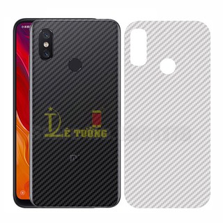 Miếng dán lưng vân carbon, các bon Xiaomi Mi 8SE