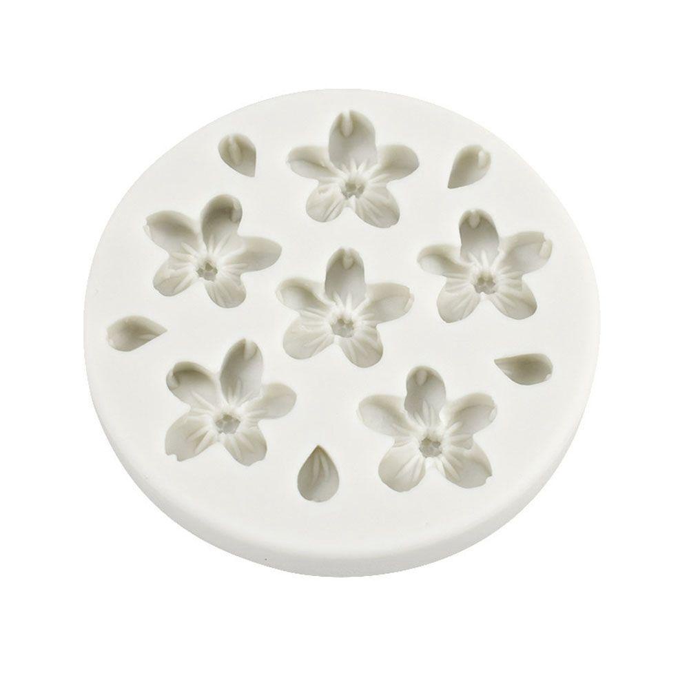 Khuôn Làm Bánh Kẹo Bằng Silicone Chống Dính Hình Bông Hoa