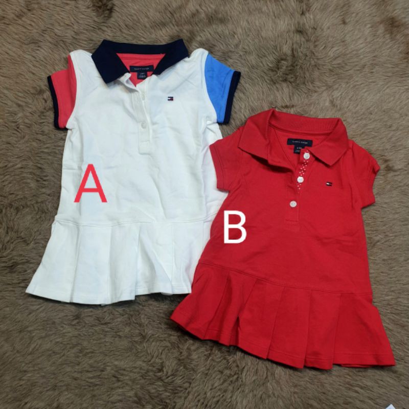 Đầm Polo bé Gái 3-24m Tommy Hilfiger xuất 🇺🇸