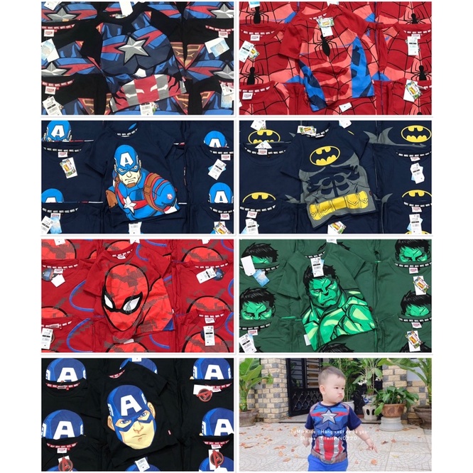 Áo cotton dư xịn Marvel