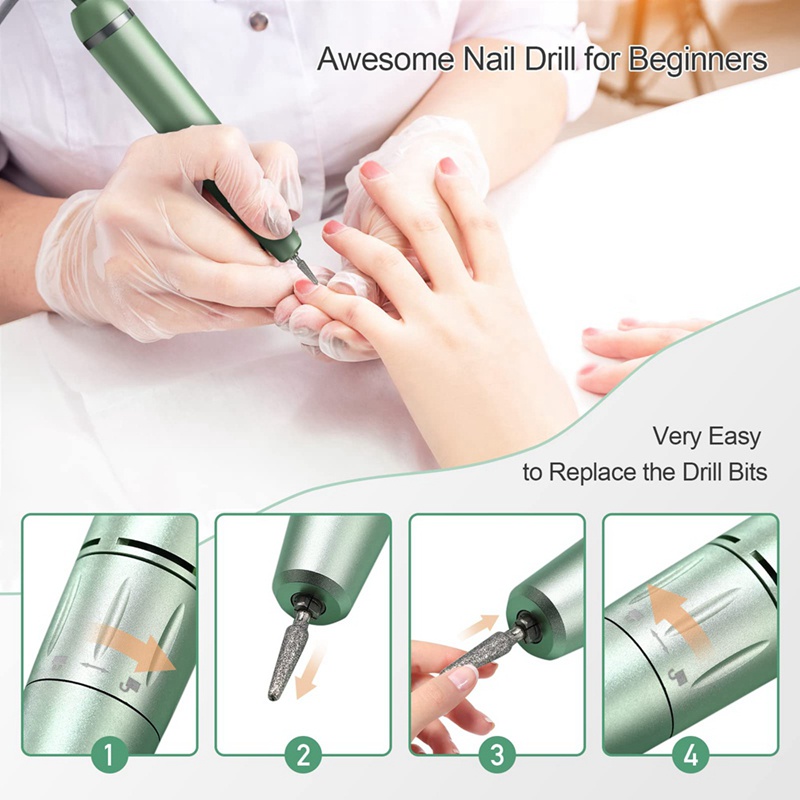 Bộ Máy Khoan Điện Không Dây Sạc Được Kèm 7 Mũi Khoan