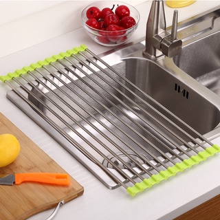 Kệ chén xếp gọn để bồn rửa chén - Giao màu ngẫu nhiên