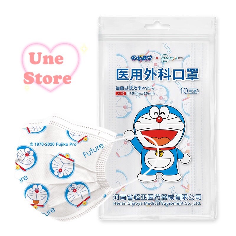 Khẩu trang in hình Doraemon dễ thương