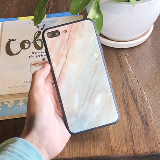 [ FREESHIP TỪ 50K TOÀN QUỐC ] Ốp lưng Iphone vân đá mặt kính