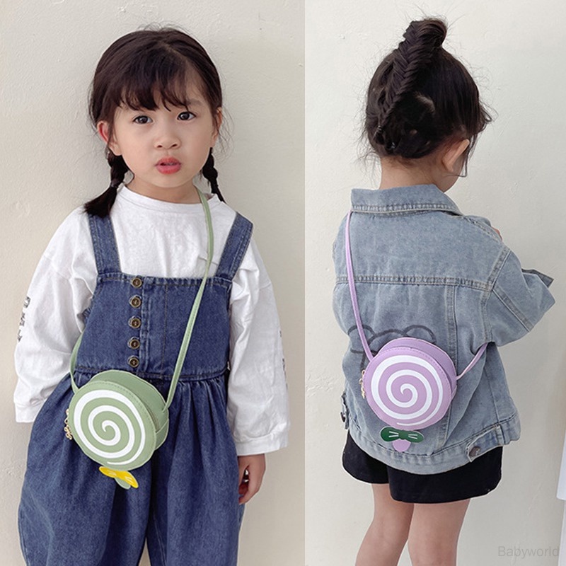 Túi Đeo Chéo mini Hình Kẹo Mút Hoạt Hình Cho Bé