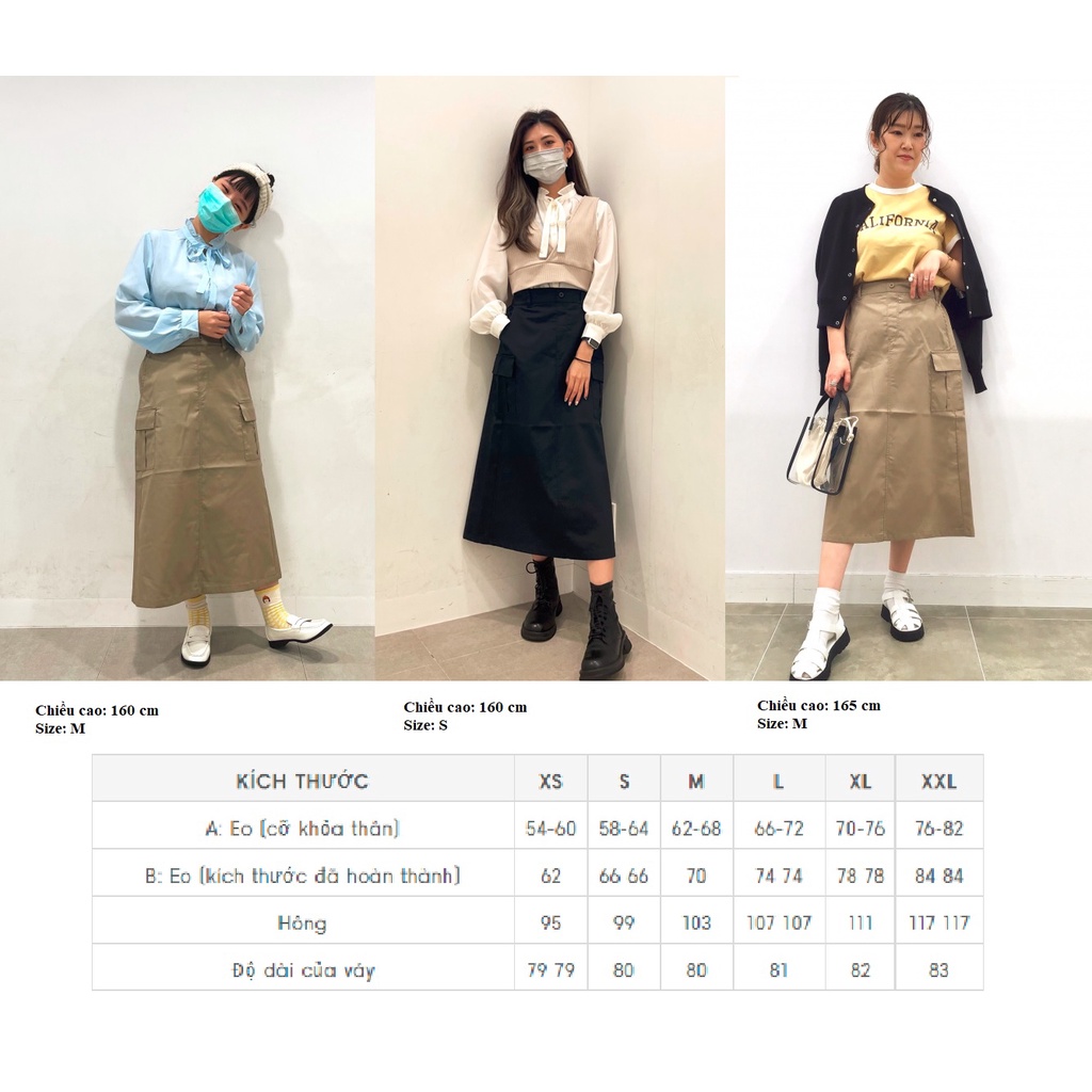 GU👐JAPAN_Chân váy chữ A GU  🥰