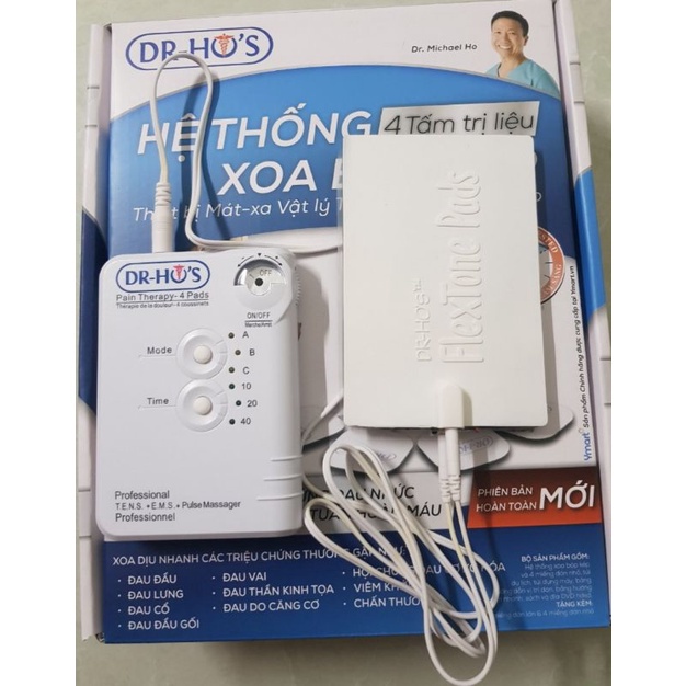 Dây điện máy masage xung điện Dr ho's New 40p +dán lớn