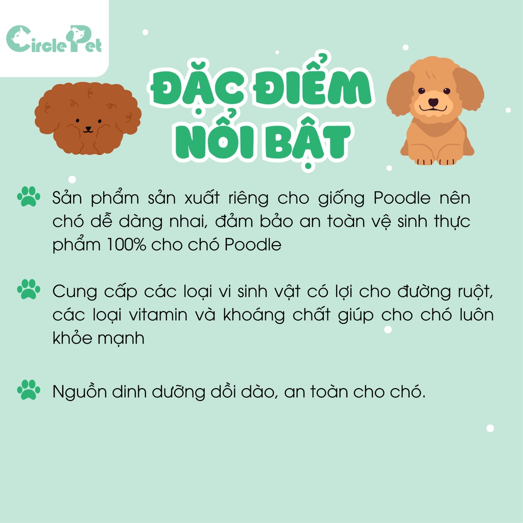 Hạt Dinh Dưỡng Royal Canin Tốt Cho Hệ Tiêu Hóa Dành Cho Chó Poodle Nhỏ Và Trưởng Thành Túi 500g/1,5kg - Circle Pet