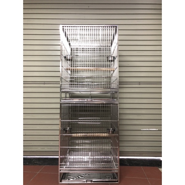 Lồng nuôi vẹt inox cao cấp