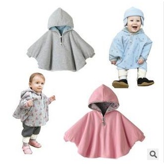 Áo choàng 2 mặt cho bé