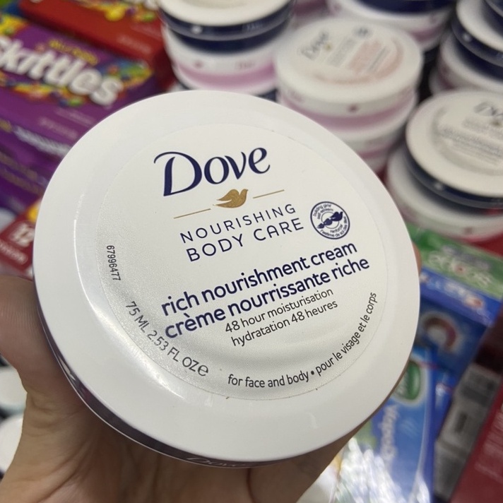 Kem dưỡng da Dove dùng cho da mặt và body 75ml