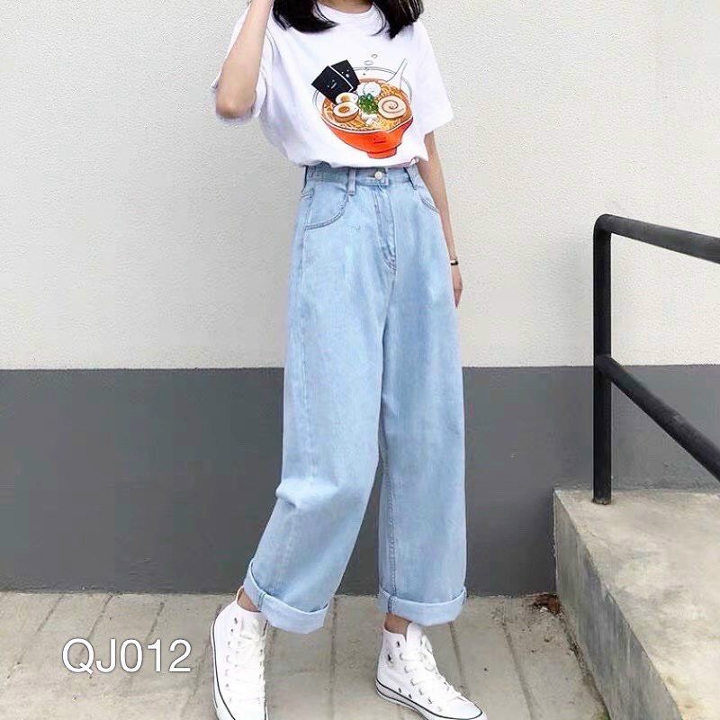Quần Baggy jean ống suôn siêu đẹp/ Mã 10004/ MITISHOP1990