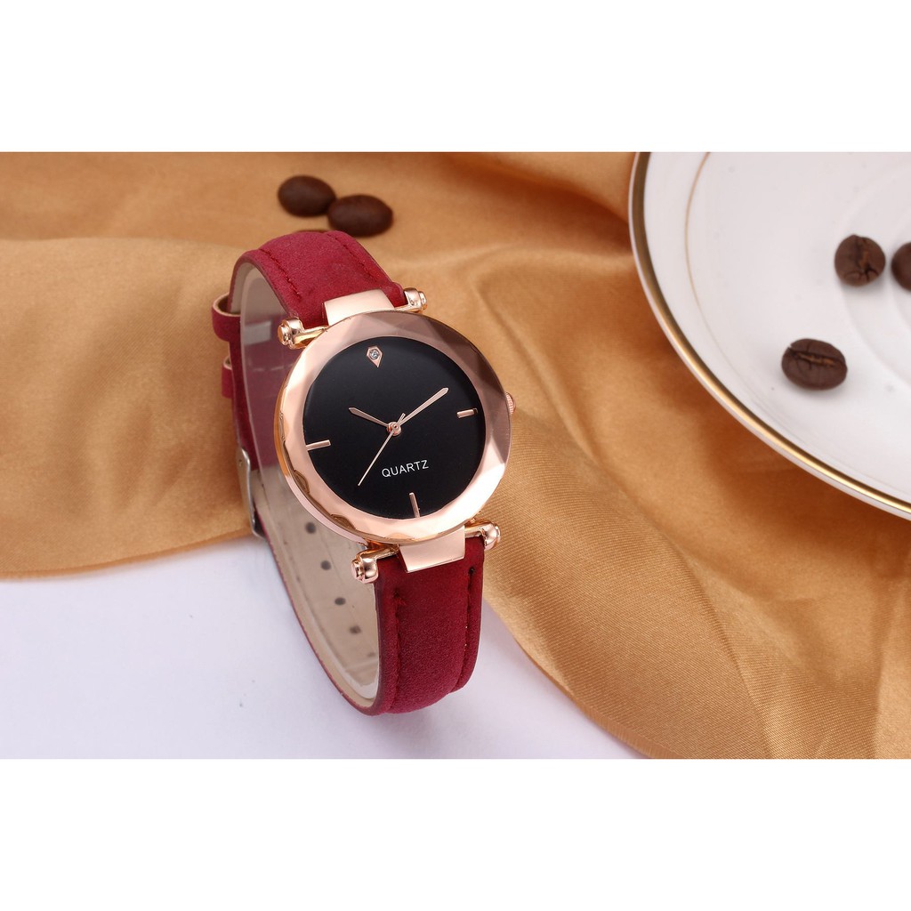 [GIÁ SHOCK] ĐỒNG HỒ NỮ DÂY DA MẶT ĐÁ KIM CƯƠNG DÂY DA LỘN MS032 SIÊU PHẨM CỰC HOT | BigBuy360 - bigbuy360.vn