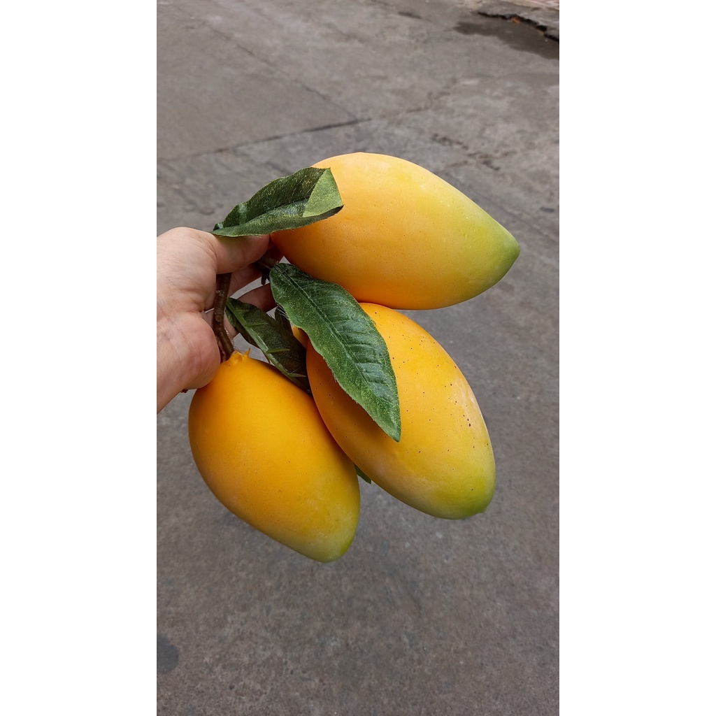 1 Trái xoài giả - Trái cây giả - Hương Flower