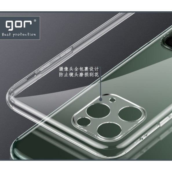 Ốp Silicon Gor cho iPhone 14 Pro Max, 13 Pro Max,13,12 Pro Max/ 12 Pro/ 12/ 11 Pro Max/ 11 trong suốt