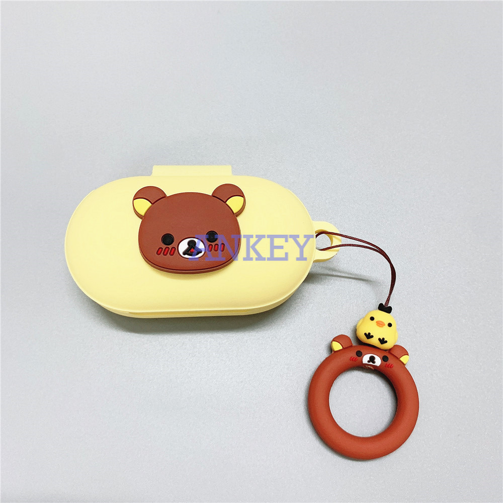 Samsung Galaxy Buds Live / Buds / Buds+  Hộp Silicone Đựng Tai Nghe Chống Sốc Chống Nước Có Nhẫn Móc Ngón Tay Cho Samsung Galaxy Buds Live / Bur + / Bur Plus