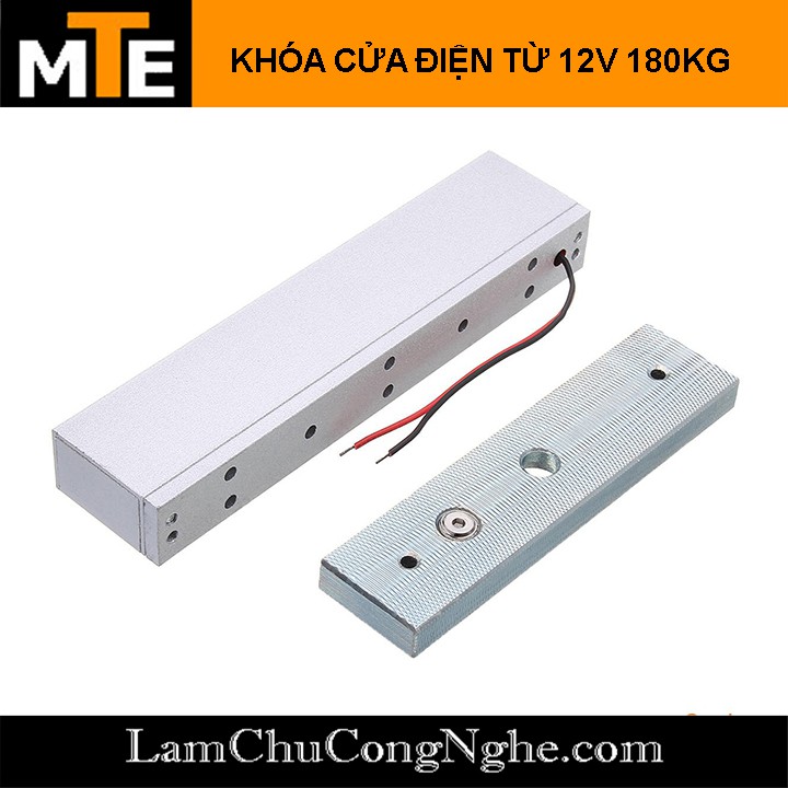 Khóa cửa điện từ 12V 180Kg và 280Kg