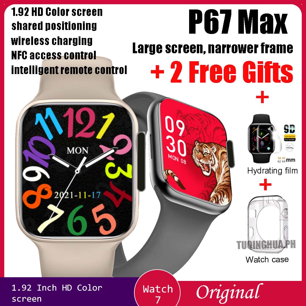 Đồng Hồ Thông Minh P67 Max 6cm Chống Nước IP68 Có Khung Hẹp Có Màn Hình Hiển Thị Thời Gian P67Max