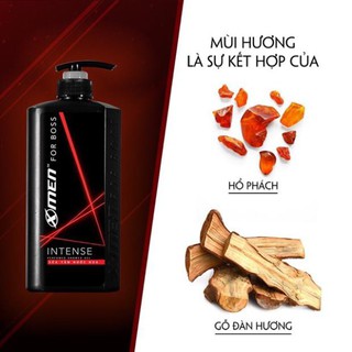Sữa tắm xmen for boss intense 650g