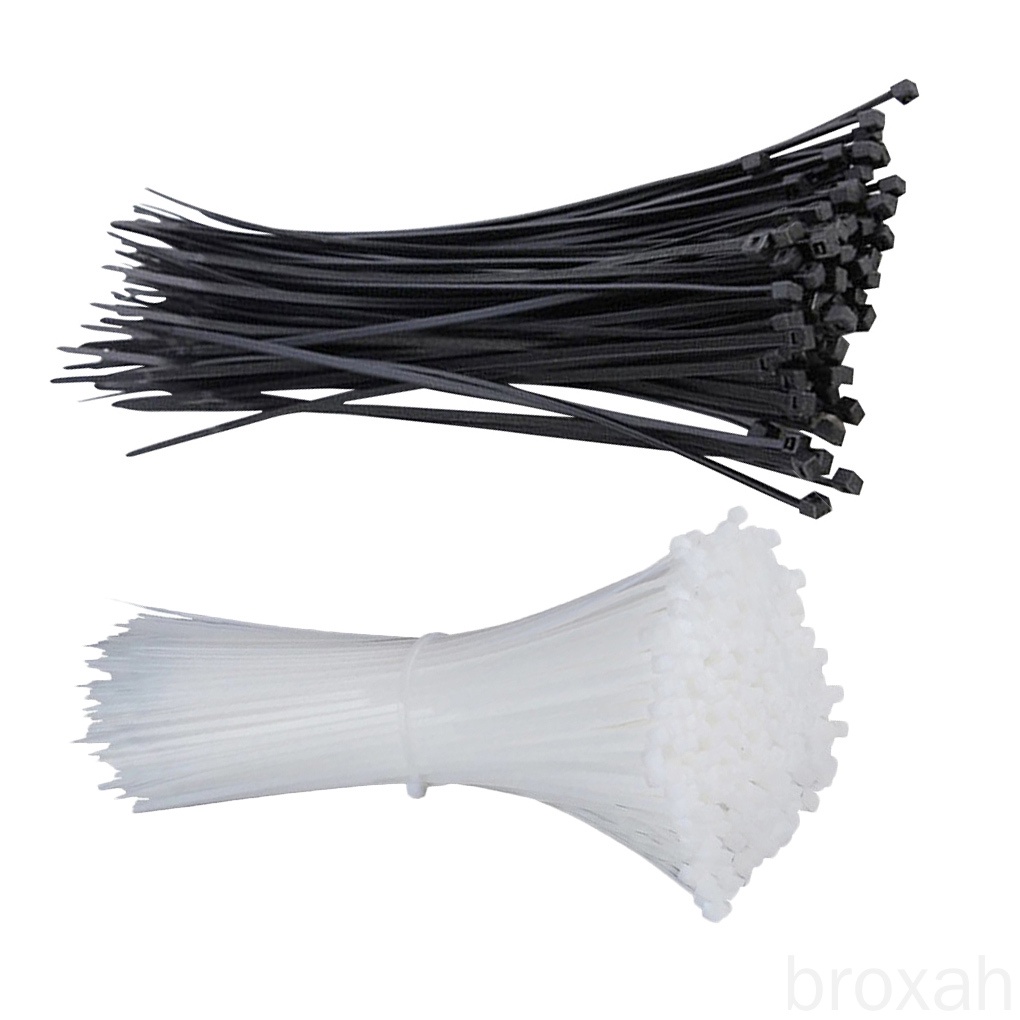 Gói 100 dây buộc cáp cố định bằng nhựa tái sử dụng 3x150mm