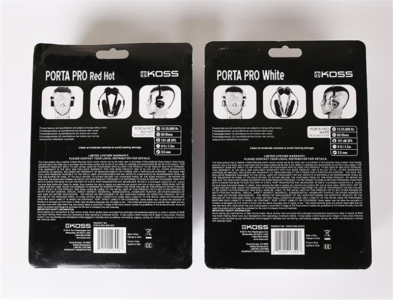 Tai nghe KOSS Porta Pro nhỏ gọn âm hifi siêu trầm chất lượng cao phong cách thể thao thời trang