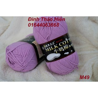 Len sợi milk cotton