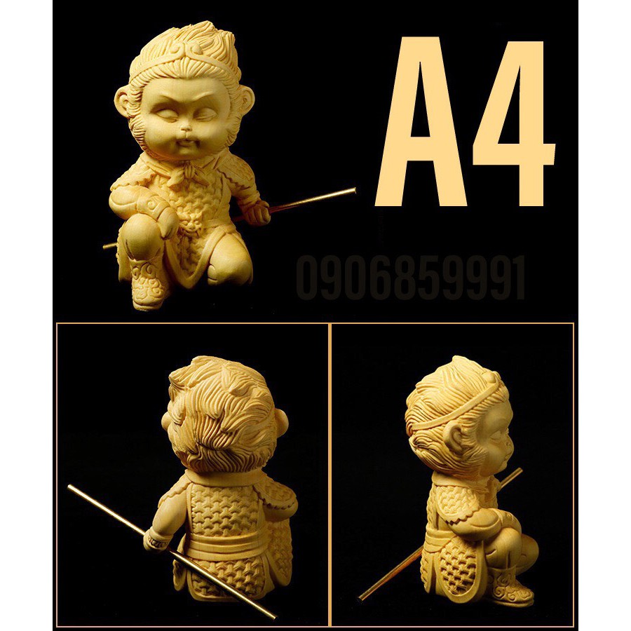 Tượng Tôn Ngộ Không,Tề Thiên Đại Thánh - Gỗ Hoàng Dương