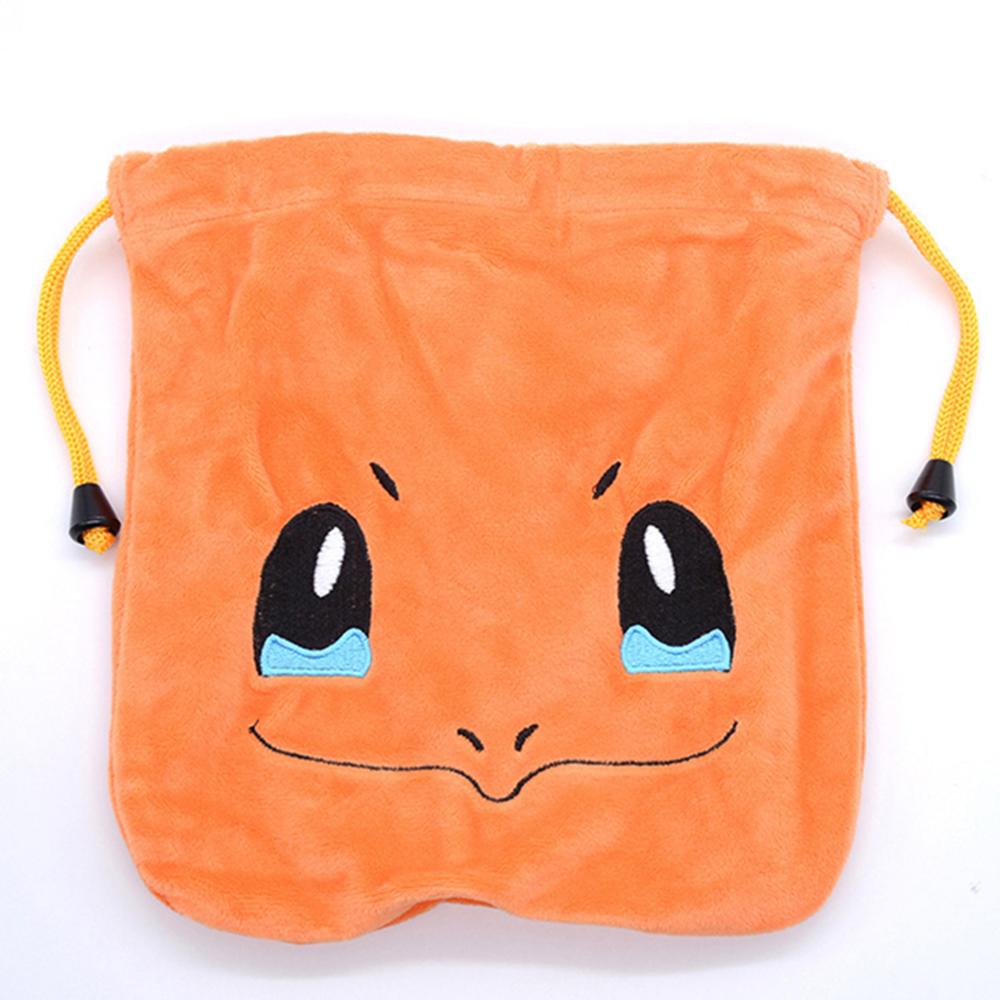 LILYES Túi Dây Rút Đựng Tiền Xu Hình Pokemon Nhồi Bông Đáng Yêu