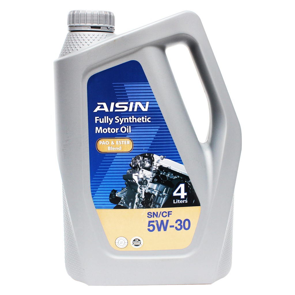 Nhớt Động Cơ AISIN ESEN0534P 5W30 SN / CF Pao &amp; Ester Blend 4L Nhập Khẩu Chính Hãng