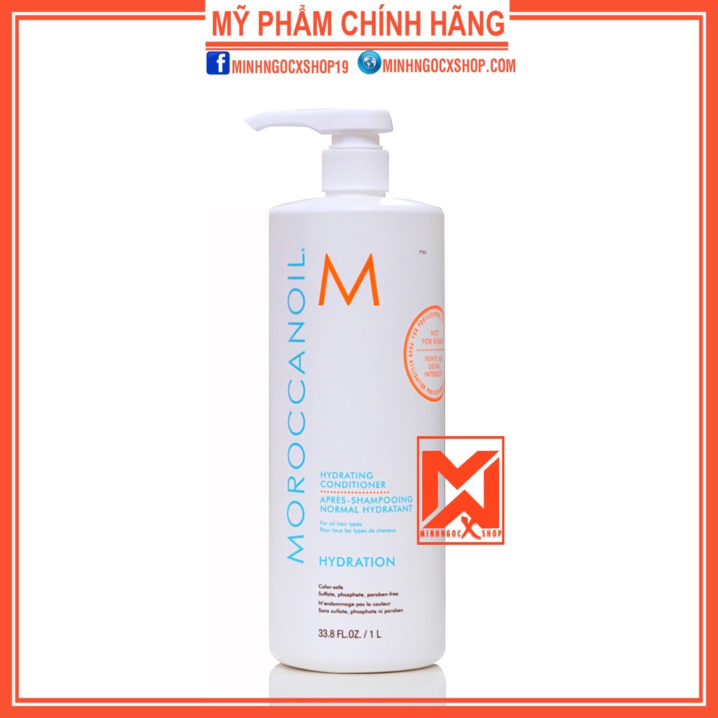 MOROCCANOIL DẦU XẢ DƯỠNG ẨM MOROCCANOIL HYDRATION 1000ML CHÍNH HÃNG