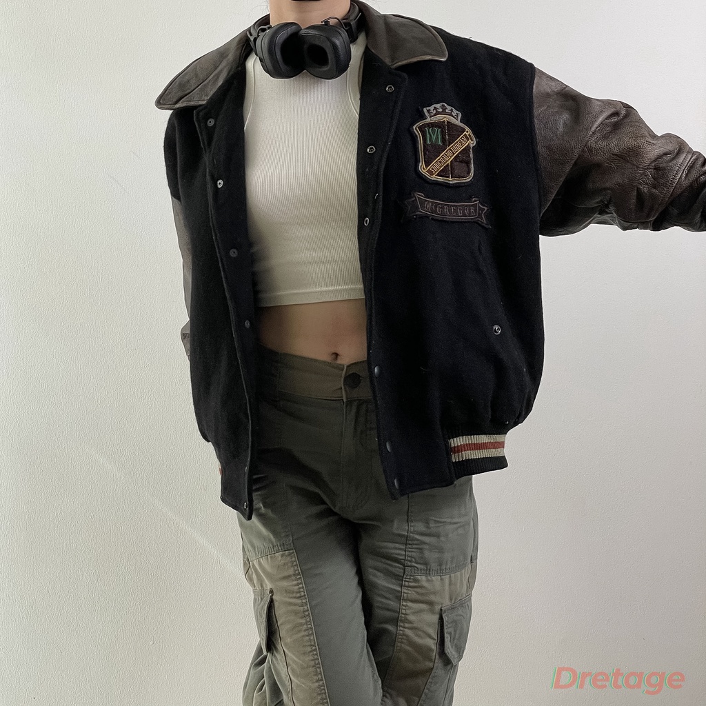 ÁO KHOÁC BÓNG CHÀY VARSITY JACKET MCGREGOR VINTAGE 90'S