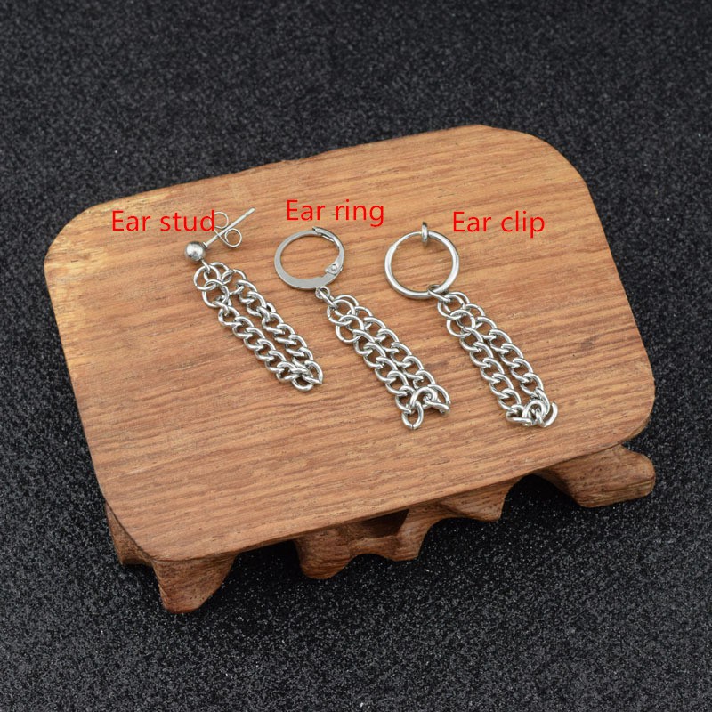 Bông tai Titan Vương Nhất Bác Thép không gỉ