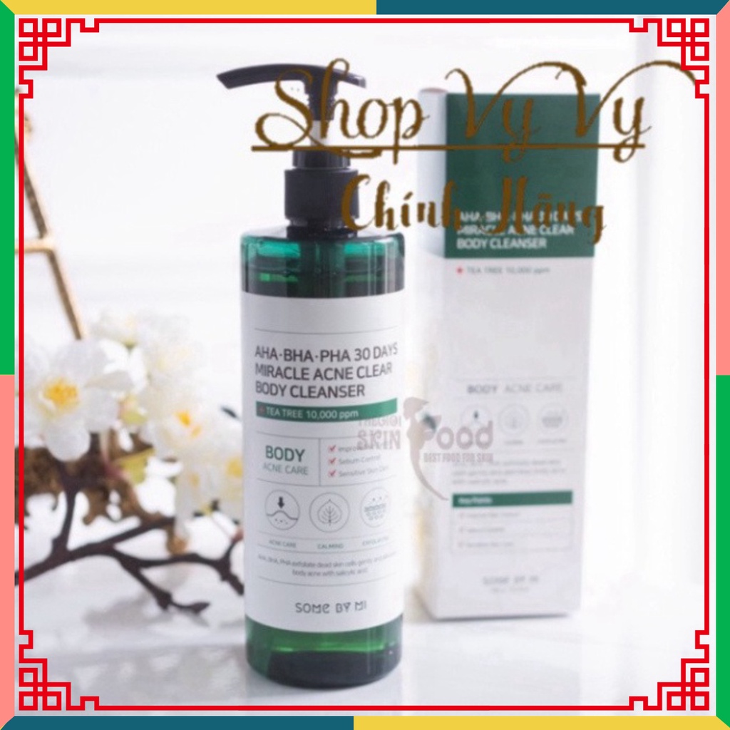 CHÍNH HÃNG-  Sữa tắm mụn lưng, body Some by mi AHA.BHA.PHA 30 Days 400g