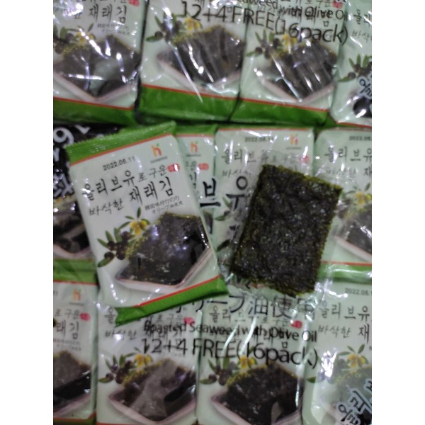 Combo 3 gói rong biển lá ăn liền vị dầu oliu ăn kiêng giảm cân healthy (5g/gói) | BigBuy360 - bigbuy360.vn