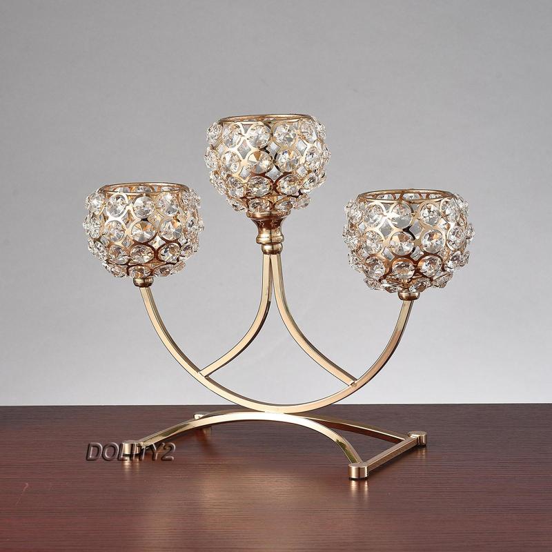 [Dolity2] Giá Đỡ Đèn Cầy Candelabra Thanh Lịch Để Bàn Tiệc Cưới