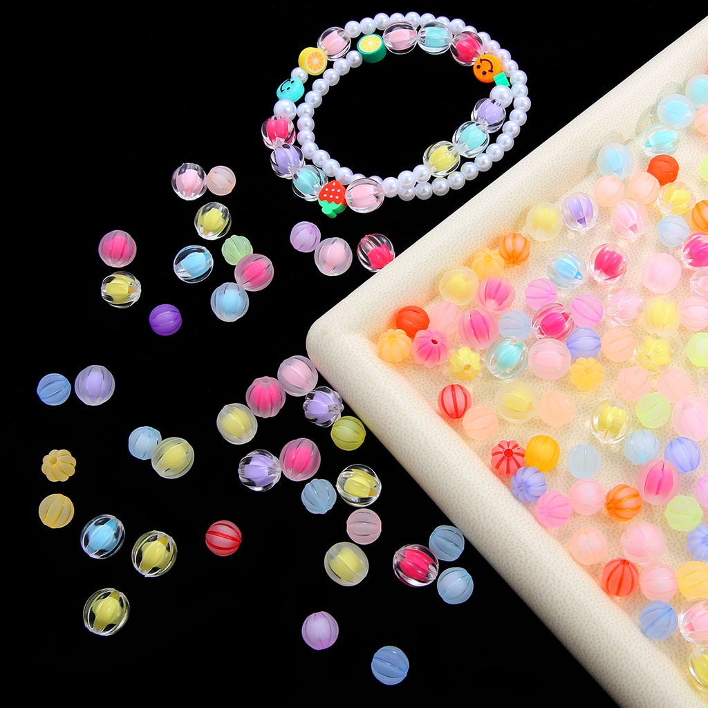 Hạt Nhựa Acrylic Nhiều Kiểu Dùng Làm Trang Sức DIY