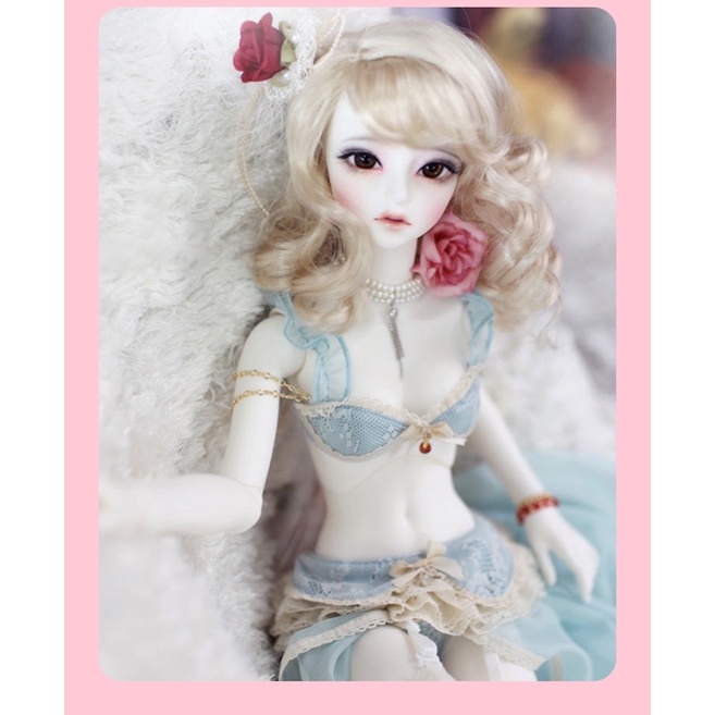 Búp bê BJD tóc xoăn dễ thương