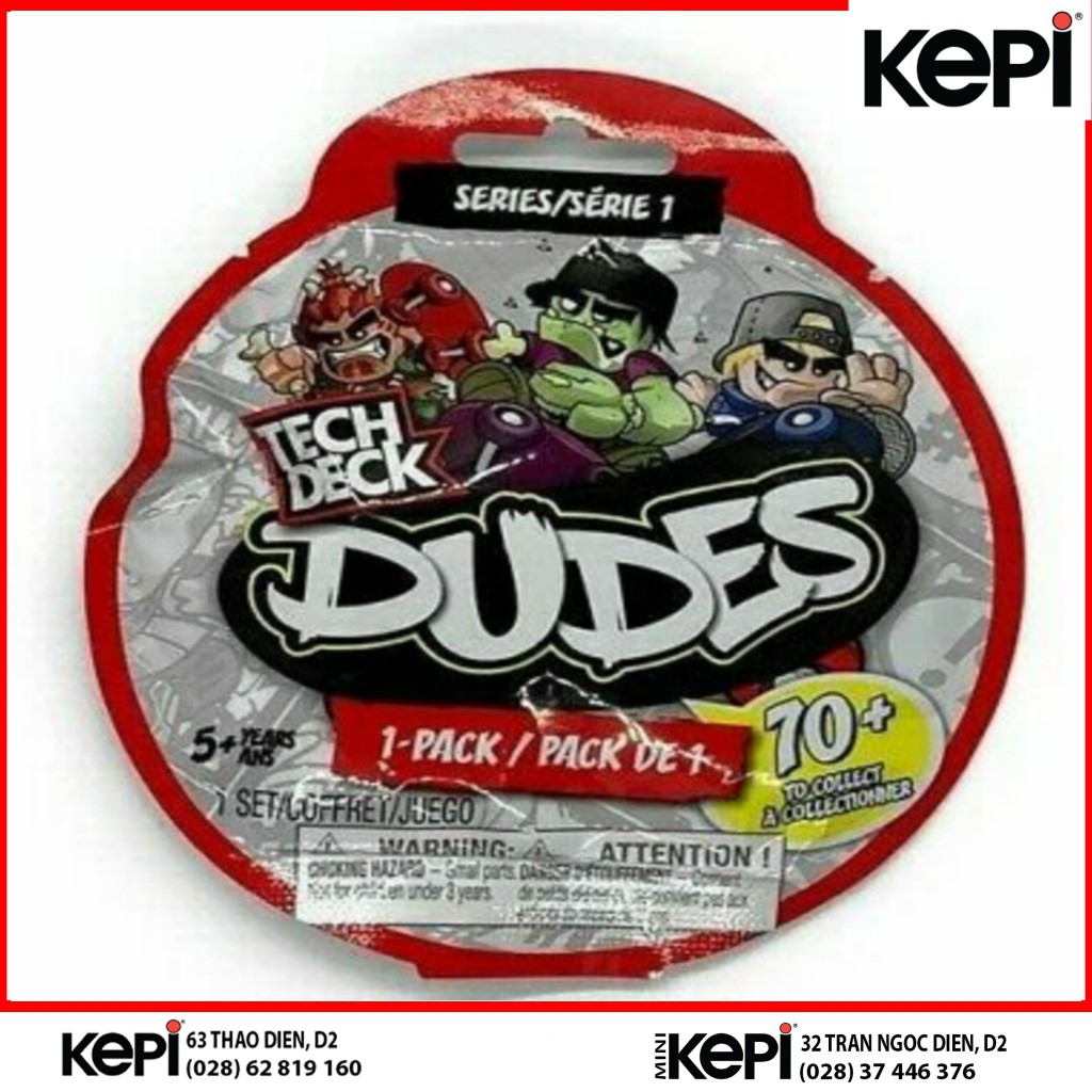 [ Nhập mã KEPI25K Hỗ Trợ Giao Hàng ] Các chàng trai Teck Deck / Tech Deck Dudes Single Pk