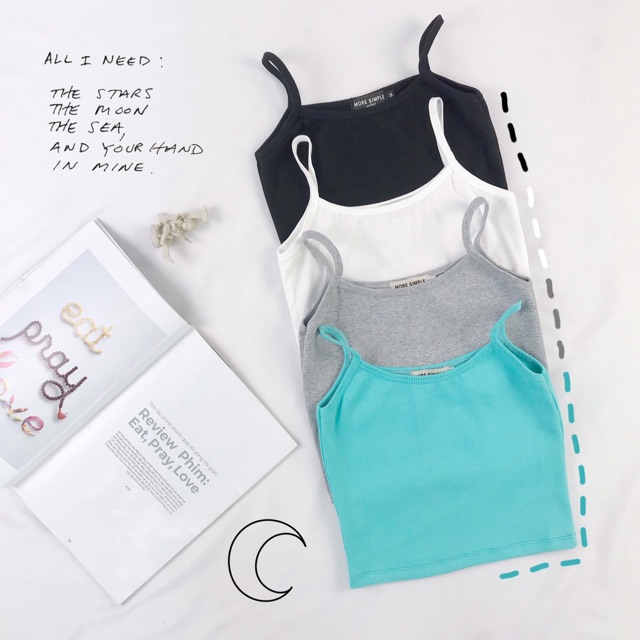 Áo CropTop 2 Dây ( Hình Thật ) | BigBuy360 - bigbuy360.vn