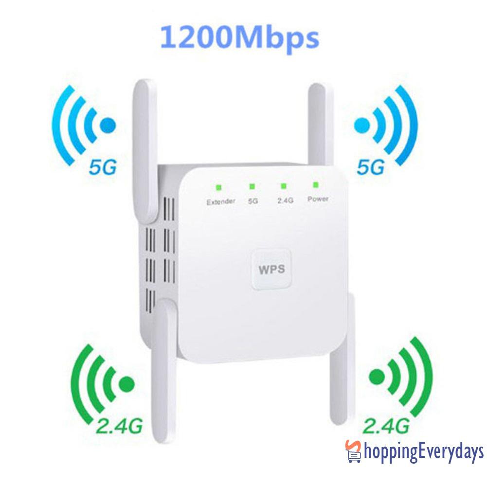 Thiết Bị Khuếch Đại Tín Hiệu Wifi 4 Nấc 2.4ghz 5.8ghz 1200mbps | BigBuy360 - bigbuy360.vn