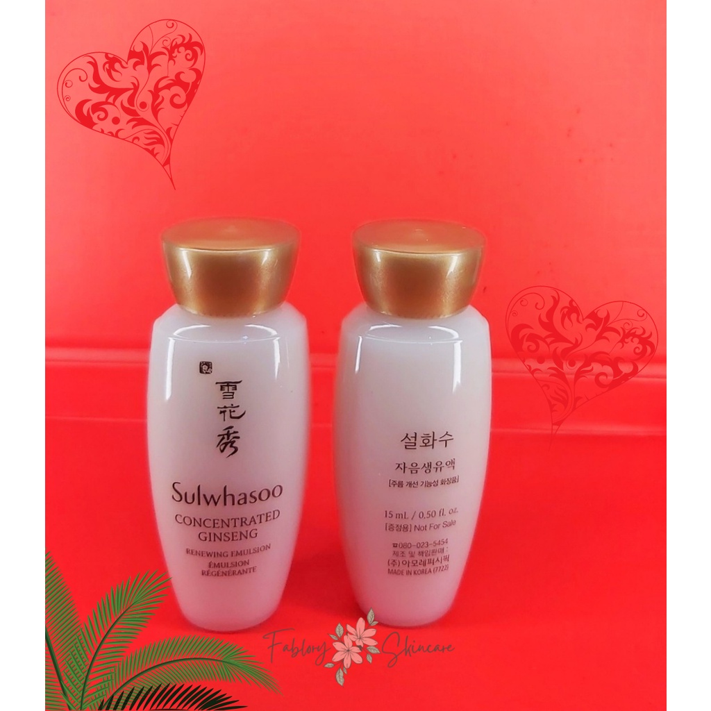 Sulwhasoo kem dưỡng nhân sâm dạng sữa, dưỡng ẩm, dưỡng da mặt căng mịn khỏe bằng cách củng cố nền da khỏe