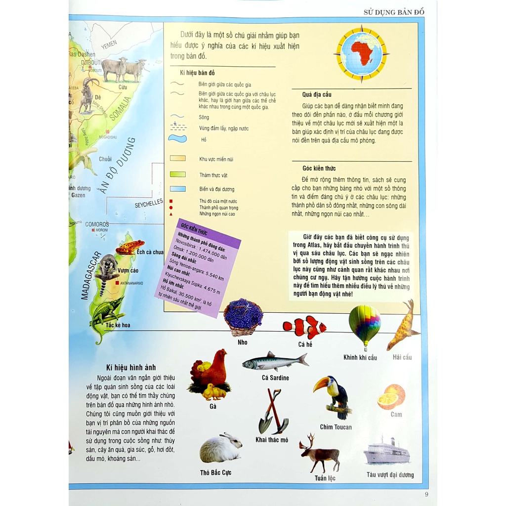 Sách - Atlas Về Các Loài Động Vật
