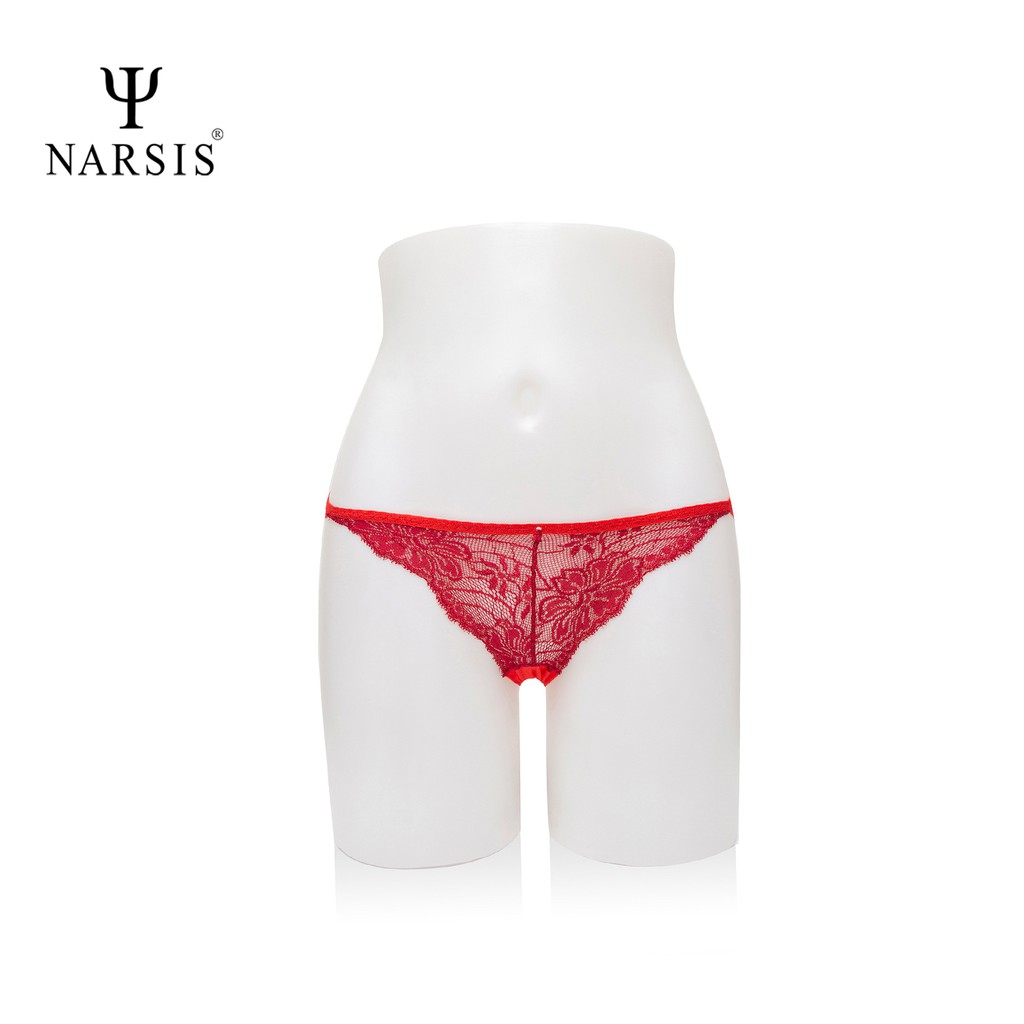 Quần lót nữ ren lưới đỏ Narsis K0014