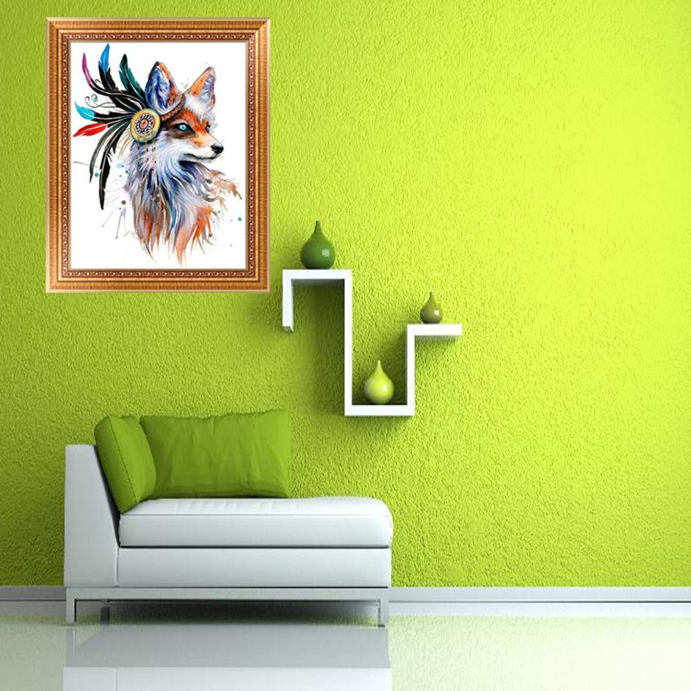 Tranh đính đá 5D DIY hình chú cáo đáng yêu xinh xắn | BigBuy360 - bigbuy360.vn