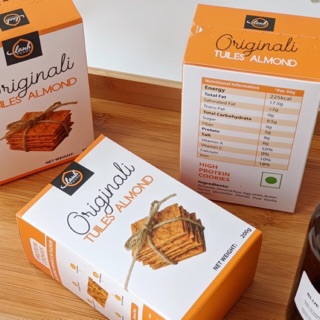 Bánh Hạnh Nhân KETO Almonds Tuiles