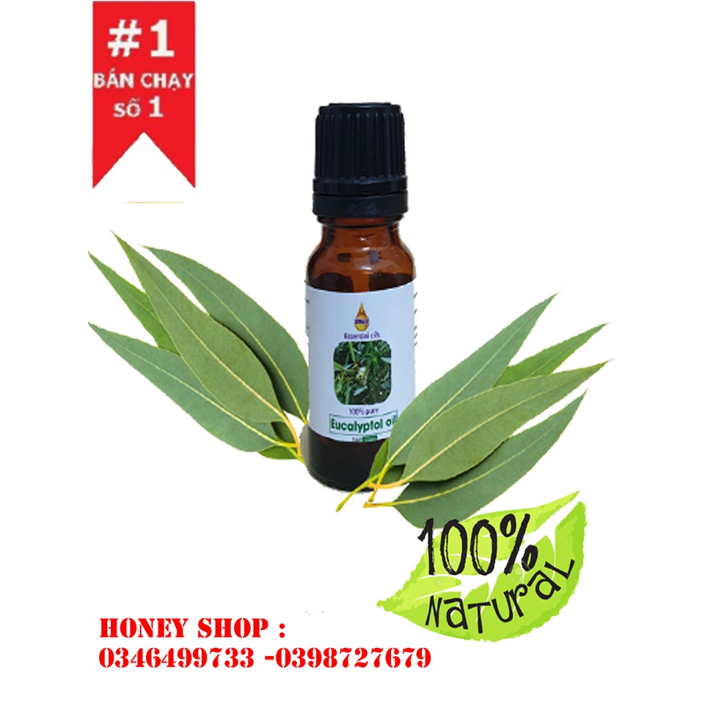 Tinh dầu 100% Nguyên Chất Khuynh Diệp 10ml có chứng nhận