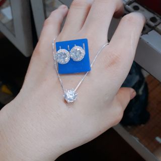 Sale combo btai bạc dây chuyền bạc đẹp