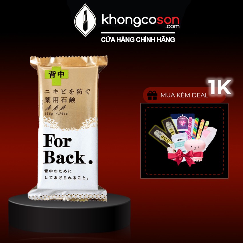Xà Phòng Lưng Pelican For Back Medicated Soap (135g) - Khongcoson